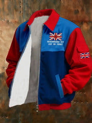 Men's Remembrance Day Lest We Forget Printed Jacket