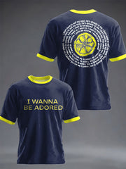 Unisex Roses Music Lover Lemon Printed T-shirt