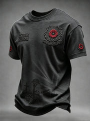 Men's Remembrance Day Lest We Forget Short Sleeves T-shirt