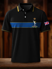 Men's Royal Corps Of Signals UK Falg Print Casual Top