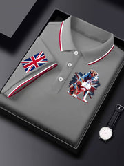 Men's Vintage England Flag Casual Shirt