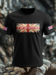 Men's UK Pride Flag Printed T-shirt