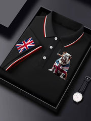 Men's Vintage England Flag Casual Shirt