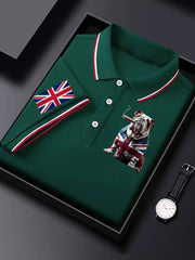 Men's Vintage England Flag Casual Shirt