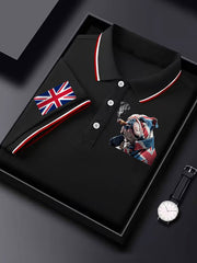 Men's Vintage England Flag Casual Shirt