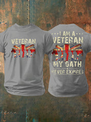 Men's British Veteran Printed T-shirt
