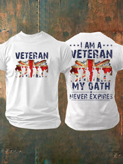 Men's British Veteran Printed T-shirt