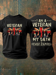 Men's British Veteran Printed T-shirt