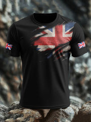 Men's UK Flag Pride Printed T-shirt