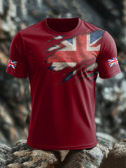 Men's UK Flag Pride Printed T-shirt