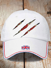 Unisex UK Flag Printed Hat