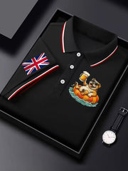 Men's Vintage England Flag Casual Shirt