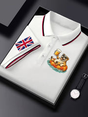 Men's Vintage England Flag Casual Shirt