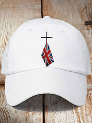 Unisex UK Flag Printed Hat