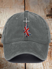 Unisex UK Flag Printed Hat
