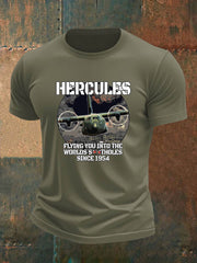 Men's british veteran imitation cotton short-sleeved T-shirt