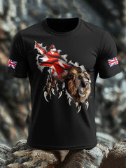 Men's UK Flag Printed T-shirt