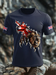Men's UK Flag Printed T-shirt