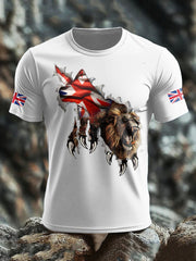 Men's UK Flag Printed T-shirt