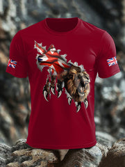 Men's UK Flag Printed T-shirt