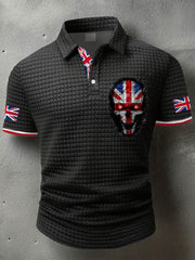 Men's UK Flag Printed Casual Tops