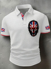 Men's UK Flag Printed Casual Tops