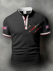 Men's UK Flag Printed Casual Tops