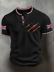 Men's UK Flag Casual Tops