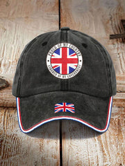 Unisex UK Flag United We Stand Printed Hat