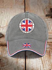 Unisex UK Flag United We Stand Printed Hat