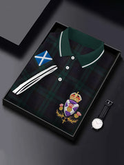 Men's Scotland Flag Printed Short Sleeve Top