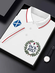 Men's Scotland Flag Printed Short Sleeve Top