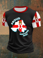 Men's Proud To Be From Northern Ireland Printed T-Shirt