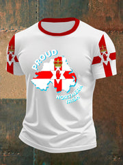 Men's Proud To Be From Northern Ireland Printed T-Shirt