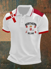 Men's Northern Ireland Print Button-Down Shirt
