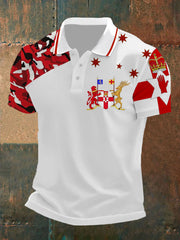 Men's Northern Ireland Print Button T-Shirt