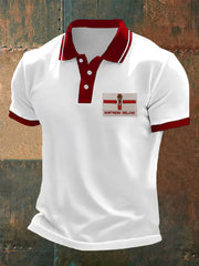 Men's Northern Ireland Print Button T-Shirt
