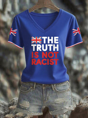 Women's The Truth Is Not Racist UK short-sleeved T-shirt