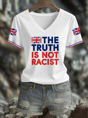 Women's The Truth Is Not Racist UK short-sleeved T-shirt