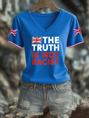 Women's The Truth Is Not Racist UK short-sleeved T-shirt