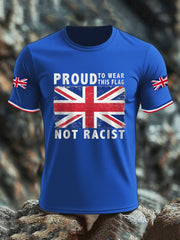 Men's Proud To WearThis Flag Not Racist T-shirt