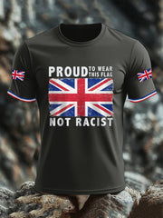 Men's Proud To WearThis Flag Not Racist T-shirt