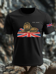 Men's British mitation cotton short-sleeved T-shirt