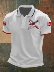 Men's Union Jack Fighter Short Sleeve Shirt