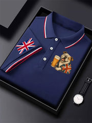 Men's Vintage England Flag Casual Shirt
