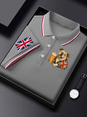 Men's Vintage England Flag Casual Shirt