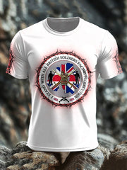 Men's British short sleeves t-shirt