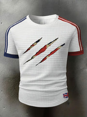 Men's UK Flag Printed Casual Tops