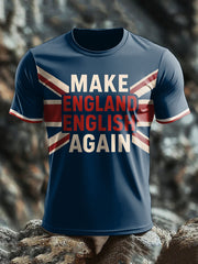 Men's England Flag Printed Shorts