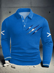 Men's Scotland Flag Proud The Brave Printed Casual Tops